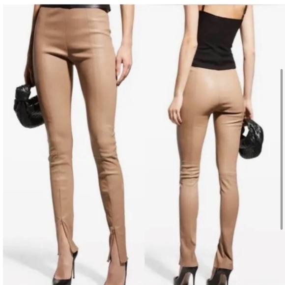 New Jason Wu Organic Leather Pants - Picture 2 of 6
